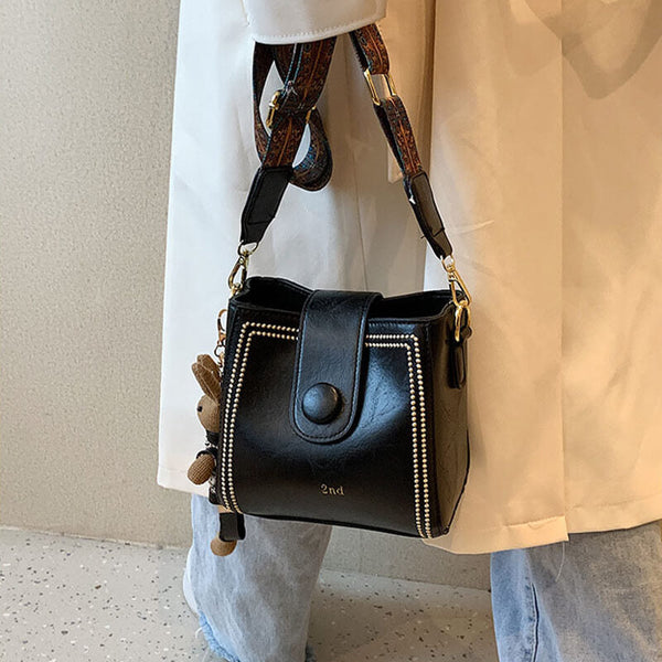 RetroCharm™ – Vintage-Mode-Tasche mit verstellbarem breiterem Schultergurt