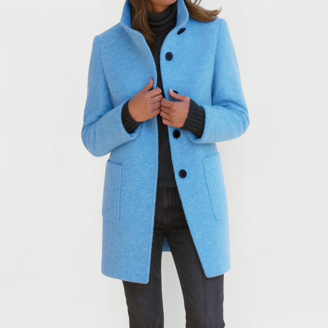 Élanora™ Midi-Mantel für Damen | Eleganter Look & vielseitiger Herbstkomfort