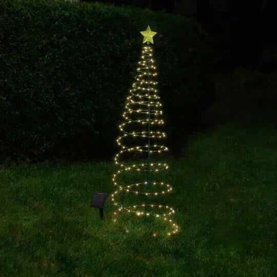 50% RABATT | StarryTree - Solar LED Metall Weihnachtsbaum [Letzter Tag Rabatt]