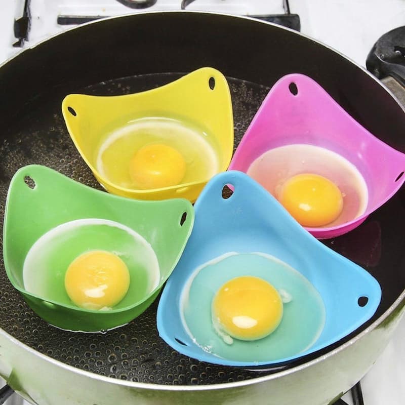PoachEgg™ - Silikon-Eierpochierer Set [4er-Pack: 2+2 GRATIS!]