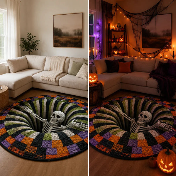 SpookDepth™ 3D Halloween Illusions-Teppich | Schauriger Tiefeneffekt