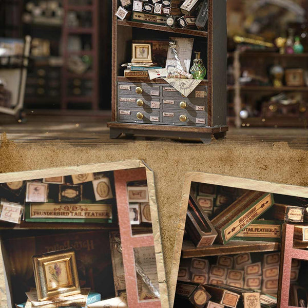 MiniMuse™ DIY-Miniaturhaus-Set | Erschaffe dein eigenes magisches LED-Puppenhaus