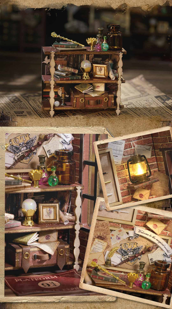 MiniMuse™ DIY-Miniaturhaus-Set | Erschaffe dein eigenes magisches LED-Puppenhaus