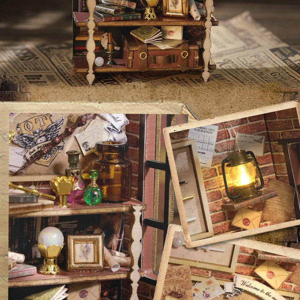 MiniMuse™ DIY-Miniaturhaus-Set | Erschaffe dein eigenes magisches LED-Puppenhaus