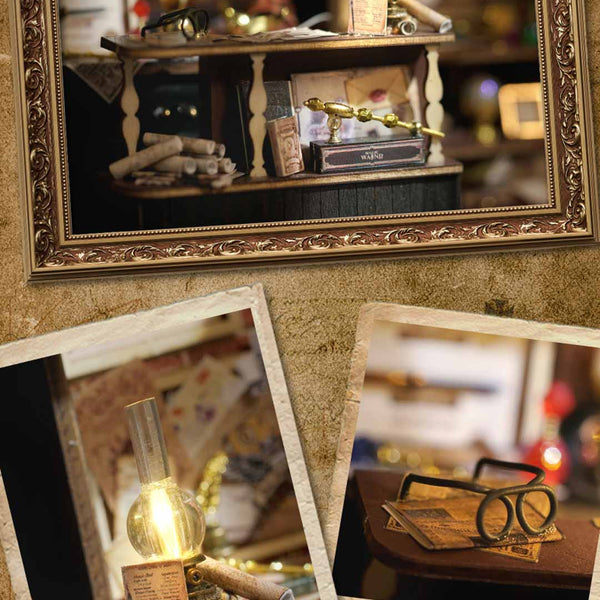 MiniMuse™ DIY-Miniaturhaus-Set | Erschaffe dein eigenes magisches LED-Puppenhaus