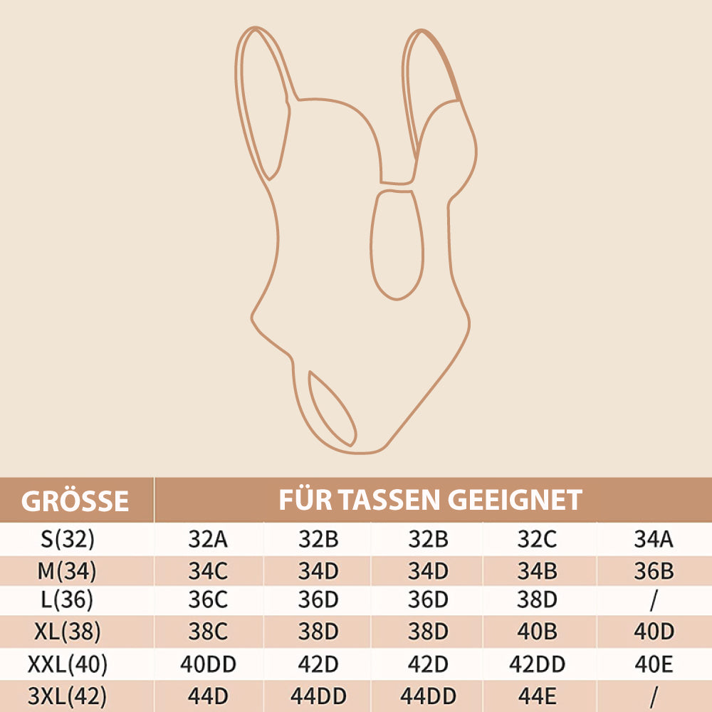 UNSICHTBARER RÜCKENFREIER BODYSUIT