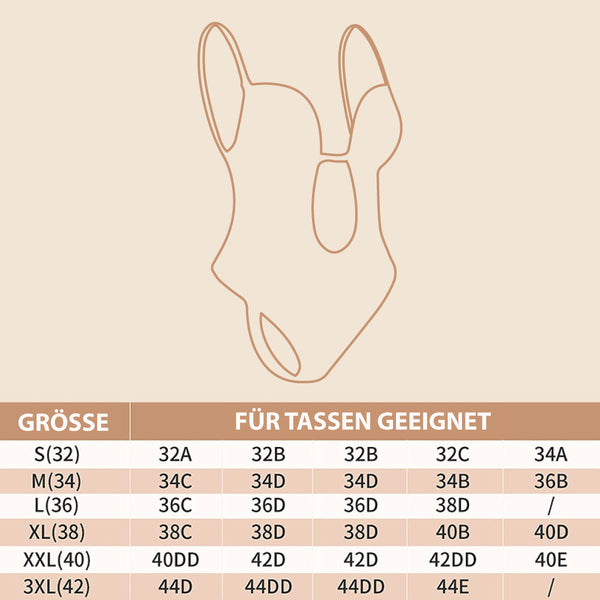 UNSICHTBARER RÜCKENFREIER BODYSUIT