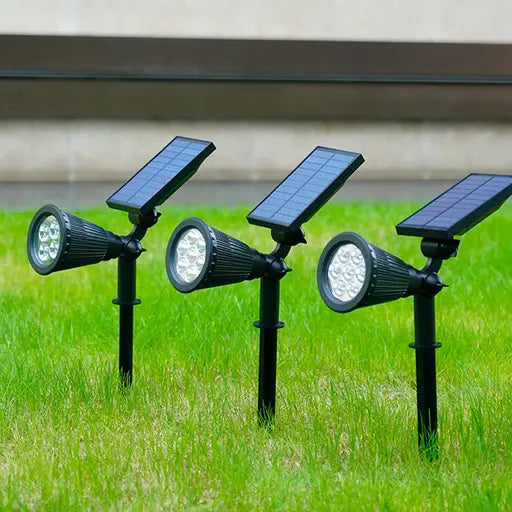 LumiViva™ Solar-Gartenstrahler | Farbige Beleuchtung & stimmungsvolle Gartenatmosphäre