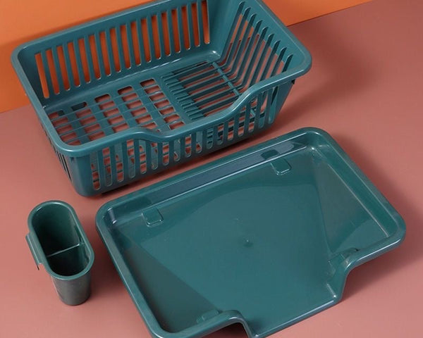 DishRack - Doppellagiges Geschirr-Trockengestell für die Küche [Letzter Tag Rabatt]