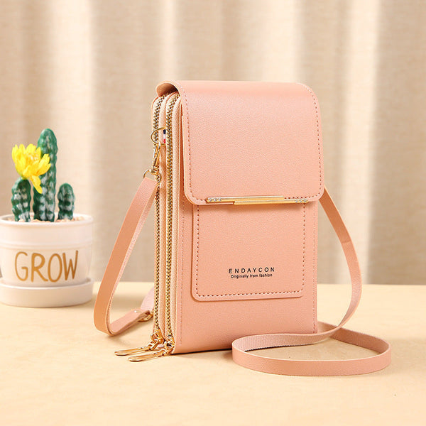 Damen Ledertasche | Stylisch & Diebstahlsicher | Versteckte Reißverschlüsse