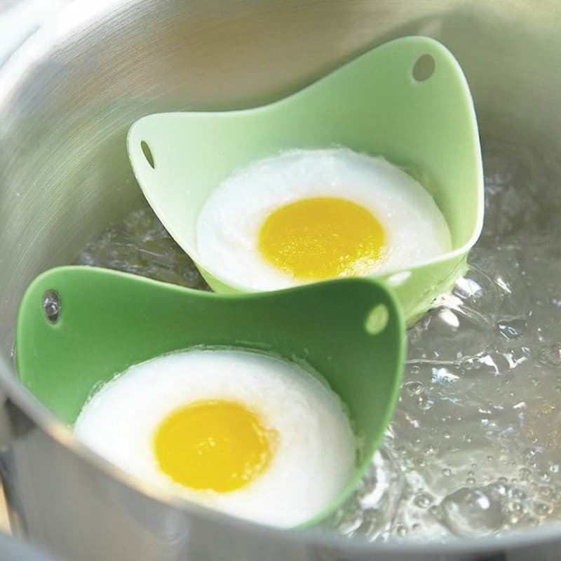 PoachEgg™ - Silikon-Eierpochierer Set [4er-Pack: 2+2 GRATIS!]