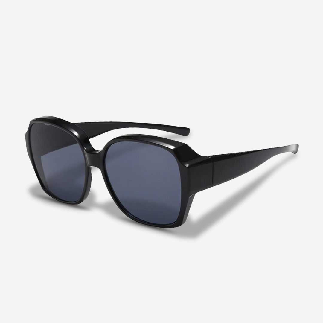 SolaraFit™ Polarisierter UV-Schutz über Korrektionsbrillen - Sonnenbrille zum Überziehen für Damen