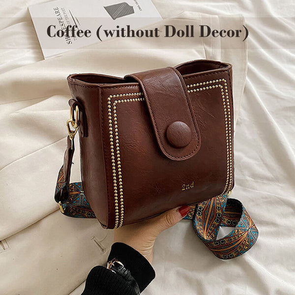 RetroCharm™ – Vintage-Mode-Tasche mit verstellbarem breiterem Schultergurt