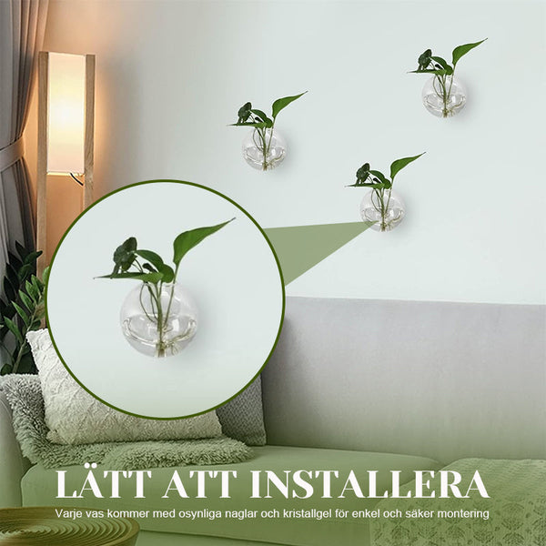1+1 GRATIS | FlowerCrest - Kreative Vase für die Wandmontage
