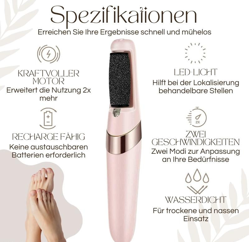 SilkStep™ | Elektrischer Hornhautentferner für glatte & gepflegte Füße