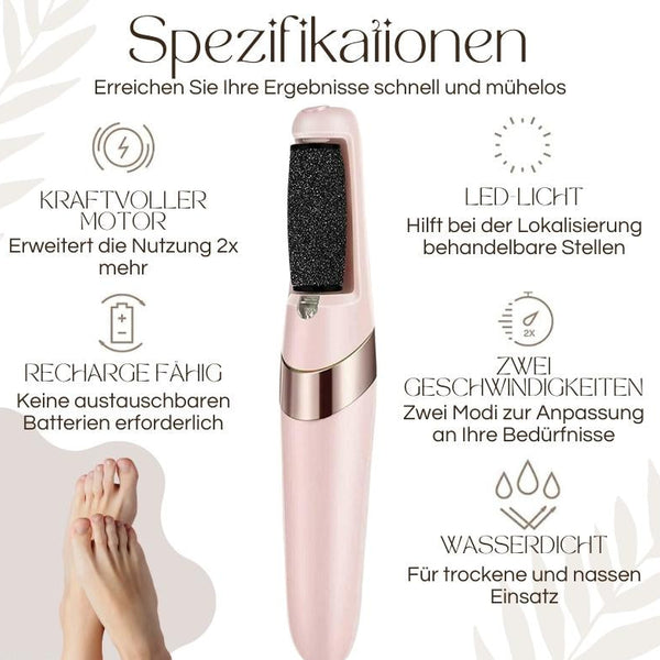SilkStep™ | Elektrischer Hornhautentferner für glatte & gepflegte Füße