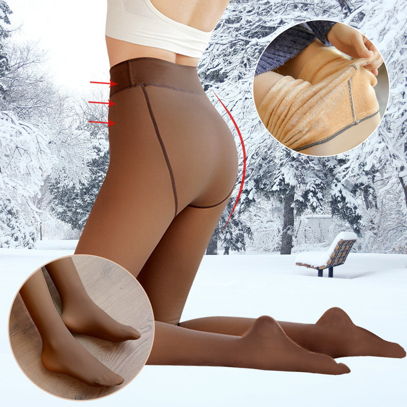 1+1 GRATIS | FleecePanty - Warme Superstretch Plüschstrumpfhose [Letzter Tag Rabatt]