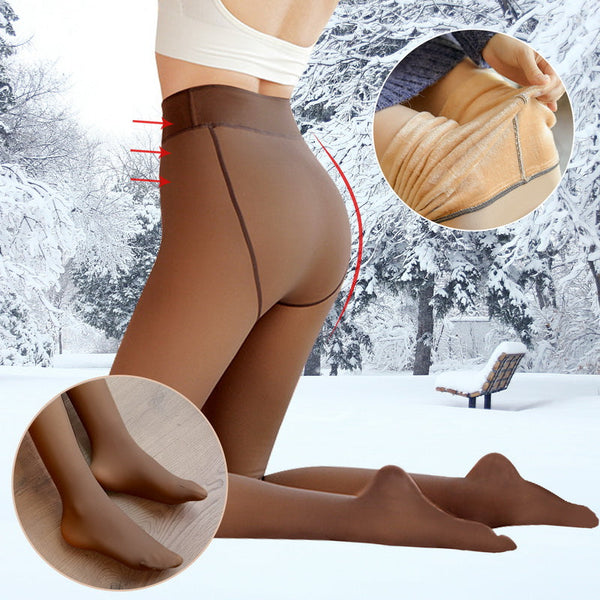 1+1 GRATIS | FleecePanty - Warme Superstretch Plüschstrumpfhose [Letzter Tag Rabatt]