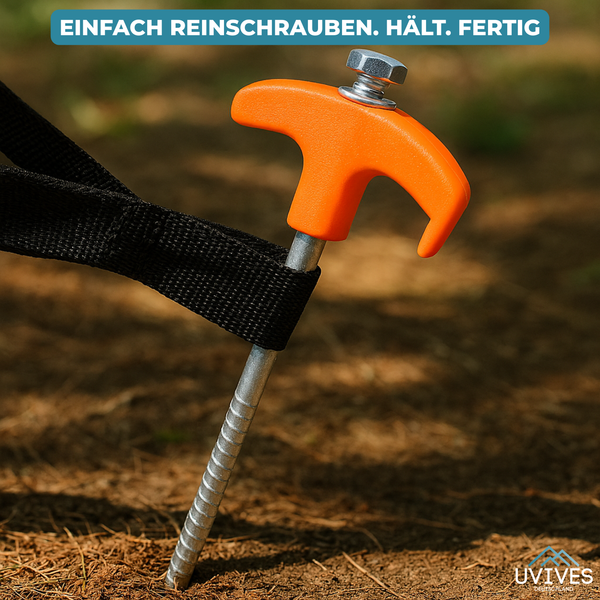 2+2 GRATIS | DrillPeg™ – Zelt sicher verankern in Sekunden