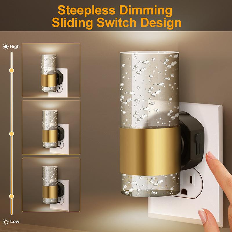 Glimora™ LED-Sensor-Nachtlicht | Automatisches Licht mit elegantem Gold-Design