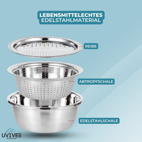 GrateBasin™ - 6-in-1-Becken aus Edelstahl