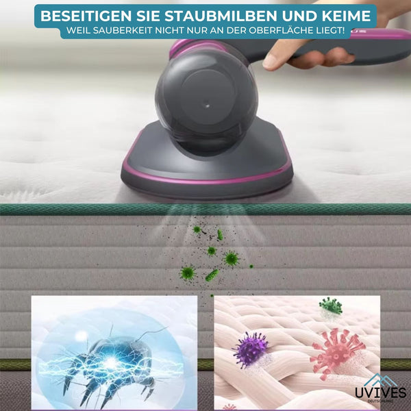 MiteBuster™ - Staubsauger zur Entfernung von Haushaltsmilben