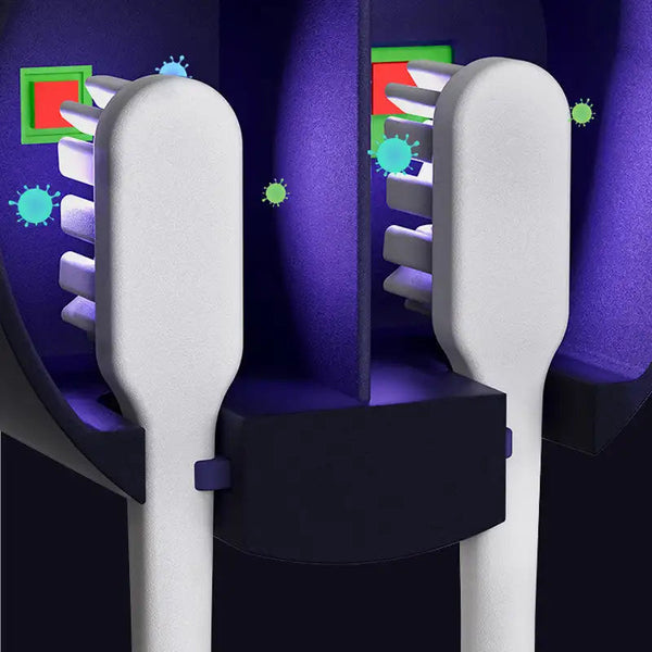 PureGuard™ UV-Zahnbürstenreiniger | Saubere Aufbewahrung mit UV-C & Trocknung