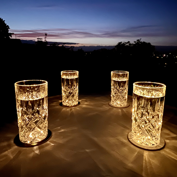 LumiCoaster™ Leuchtende LED-Untersetzer – Für Stimmungsvolle Drink-Momente