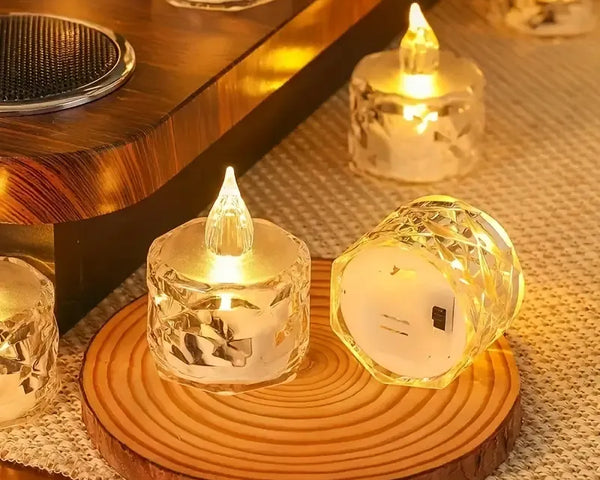 2+1 GRATIS | GlowCandle™ - Flammenlose Kristallkerze [Letzter Tag Rabatt]