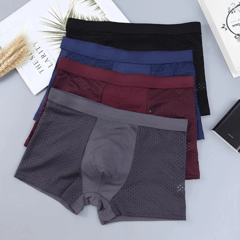 BreezeFlex™ Bambus-Boxershorts – Kühl, Atmungsaktiv & Seidig Weich