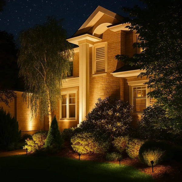 LumiViva™ Solar-Gartenstrahler | Farbige Beleuchtung & stimmungsvolle Gartenatmosphäre
