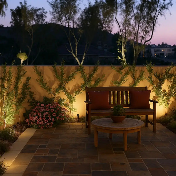 LumiViva™ Solar-Gartenstrahler | Farbige Beleuchtung & stimmungsvolle Gartenatmosphäre