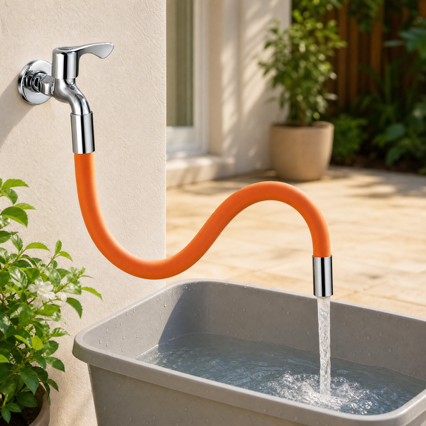 AquaBend™ Flexibler Wasserhahn-Verlängerungsschlauch | Präzise Wasserführung & spritzfreies Befüllen