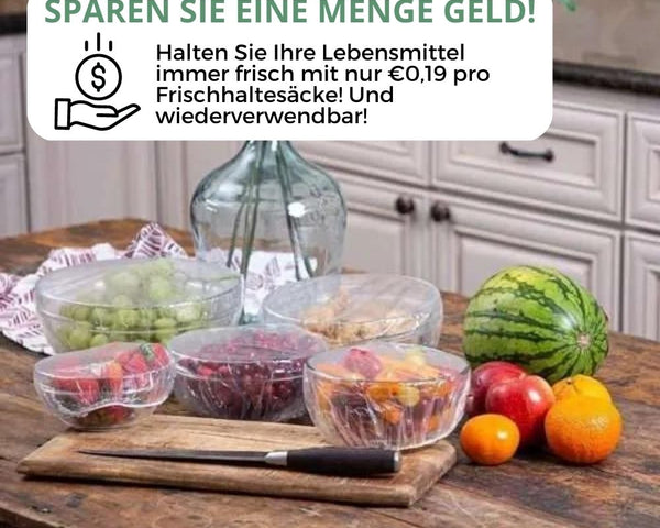 Frish Bag™ - Die praktischen Frischhaltesäcke für länger frische Lebensmittel