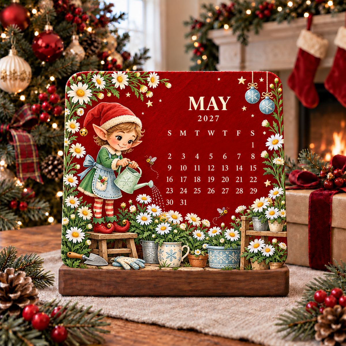 Floravera™ Pflanzbarer Dauerkalender 2027 | 12 Monate voller Blüten