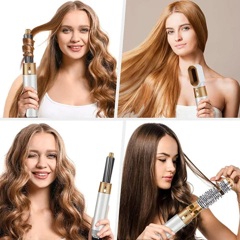 Genevieve™ 5-in-1-Styling-Haartrockner für Blowouts im Salon