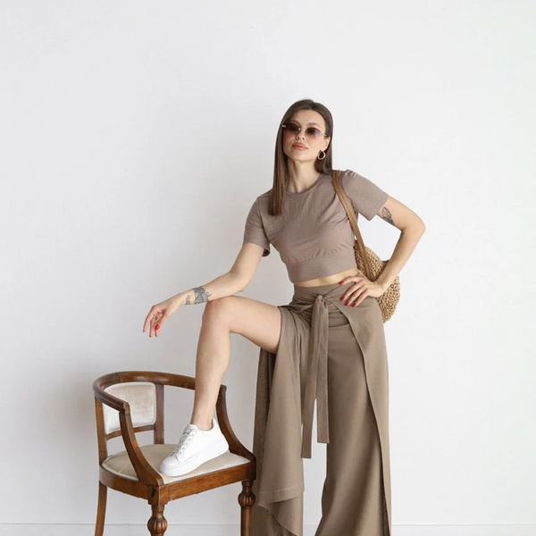 Lina™ – Weit geschnittene Leinenhose | 50% RABATT