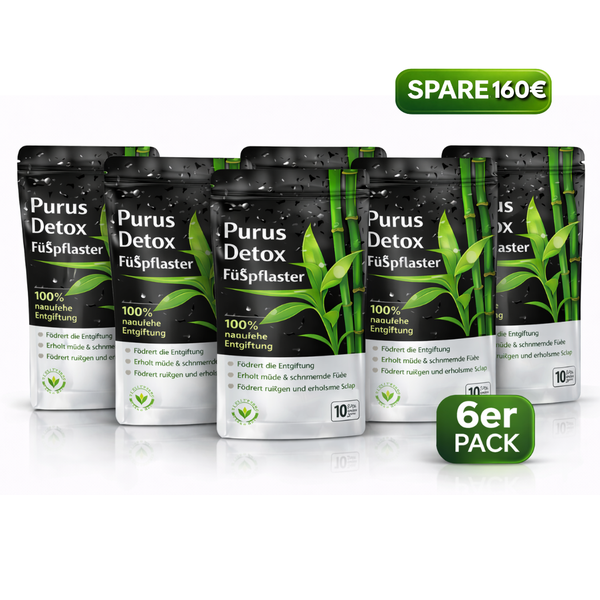 Purus Detox Fußpflaster – Sanfte Entgiftung