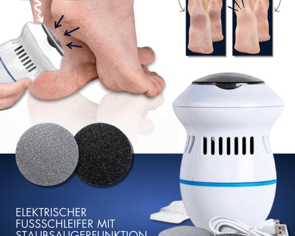 Elektrisches Schleifen | Elektrischer Hornhautentferner mit Vakuumfunktion