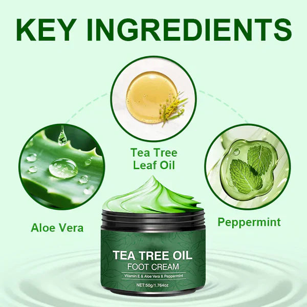 AloeRelief™ | Beruhigende Fußpflege mit Aloe Vera & Teebaumöl