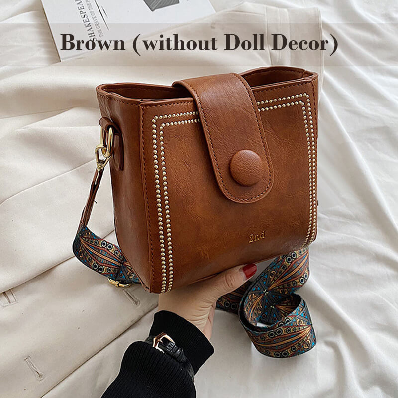 RetroCharm™ – Vintage-Mode-Tasche mit verstellbarem breiterem Schultergurt
