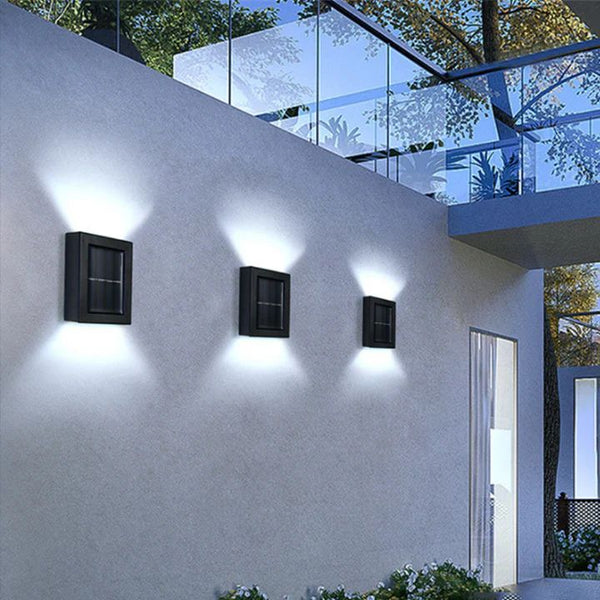 1+1 GRATIS | DuoLux - Solar-Doppel-Schatten-Wandleuchte