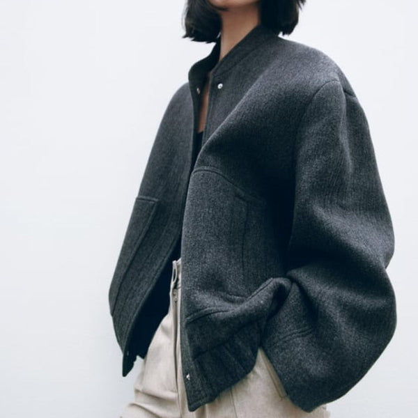 Anabel™ | Kunstpelz-Fleece-Herbstjacke