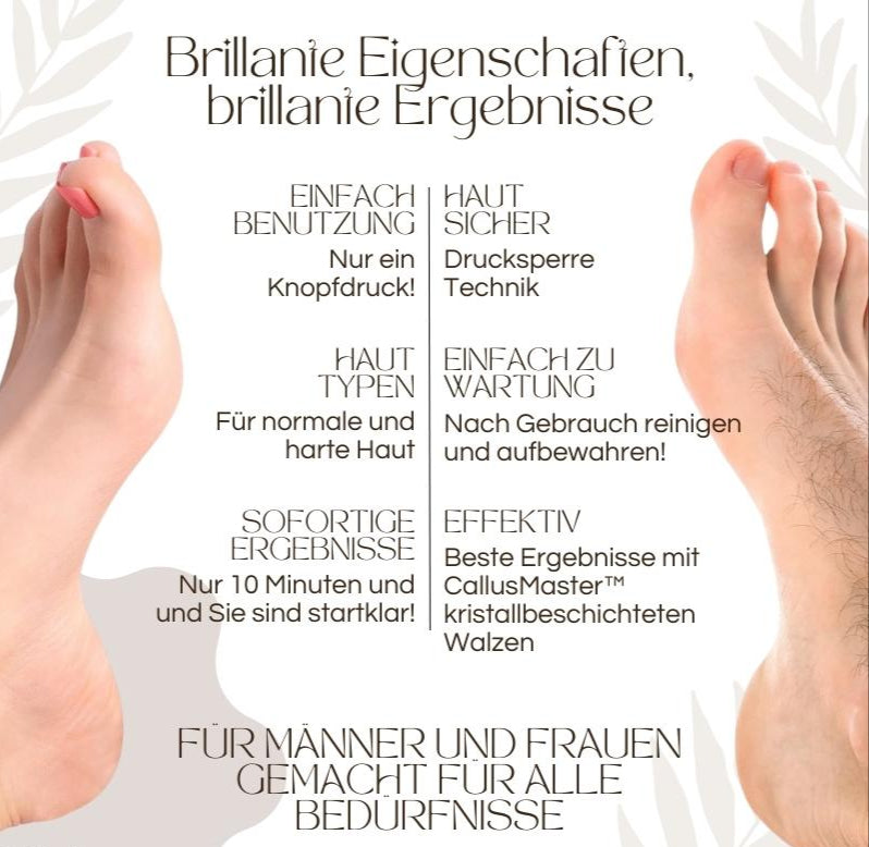 SilkStep™ | Elektrischer Hornhautentferner für glatte & gepflegte Füße