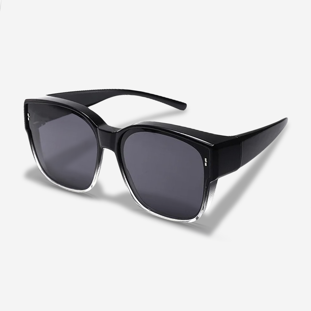 SolaraFit™ Polarisierter UV-Schutz über Korrektionsbrillen - Sonnenbrille zum Überziehen für Damen