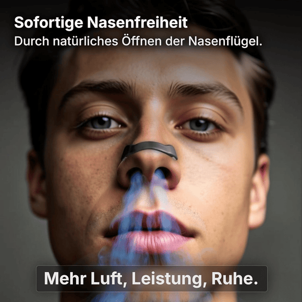 NasalFlow™ | Magnetische Nasenpflaster – Für Freieres Atmen & Ruhigere Nächte