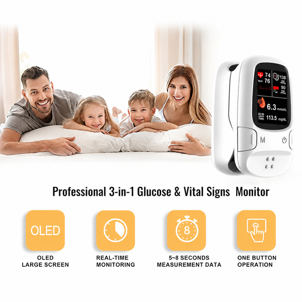 VitalSense™ Gesundheitsmonitor – Für Einfache & Berührungsfreie Messungen