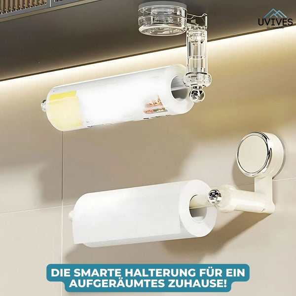 GripRoll™ - Multifunktionaler Vakuum-Saugnapf-Toilettenpapierhalter