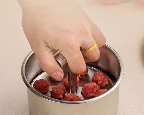 BallMaster - Edelstahl Fleischbällchen-Form für Perfekte Kugeln