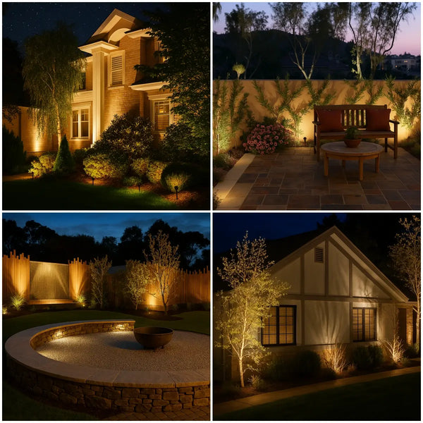 LumiViva™ Solar-Gartenstrahler | Farbige Beleuchtung & stimmungsvolle Gartenatmosphäre